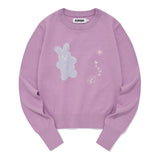 WITTY BUNNY NOMAD KNIT [LIGHT VIOLET]