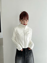 ナノレイジードベルベットジップアップ/Nano Raised Velvet Zip Up (3color)