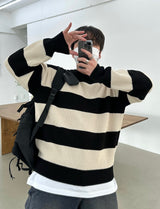 キャンディーデイリーダンガララウンドニット/[BEST]CANDY DAILY DANGARA ROUND KNIT(8COLOR)