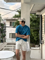 LMNサンフランシスコ ピグメントウォッシング半袖Tシャツ / LMN San Francisco Pigment Washing Short-Sleeved T-Shirt (4 colors)
