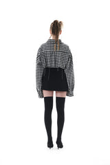 カットアウトミニスカート/CUT OUT MINI SKIRT