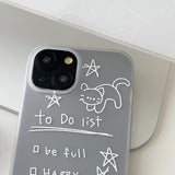 To do list フォーンケース＿マット