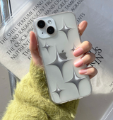 ユニークシルバーダイヤモンドフォンケース / Unique Silver Diamond Phone Case