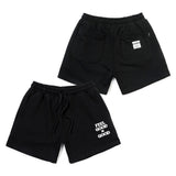フィールグッドショーツ / 22 FEEL GOOD SHORTS WHITE MELANGE / BLACK