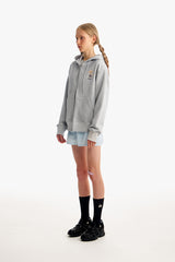 ウィティーバニーワッペンフーディージップアップ／WITTY BUNNY WAPPEN HOODIE ZIP UP [MELANGE GRAY]