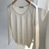 Linen thin knit  - knt