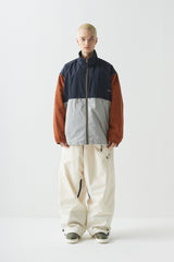 ワイドジャケット/BSR2223FWJK056 MCS WIDE JACKET NAVY BROWN