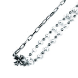 クロスミックスチェーンネックレス / [MADE] Cross Mix Chain Necklace