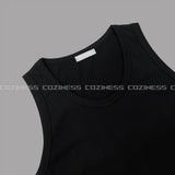 ソーシルクスリットスリーブレス / SO Silk Slit Sleeveless (2 colors)
