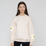 [UNISEX]Multi flower dot smile sweatshirt