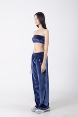 ダーリンユアスウェットパンツ / DARLING, YOUR SWEATPANTS ! #VELVET BLUE