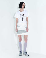 ハートメタルドリッピングTシャツ / Heart Metal Dripping T-Shirt _ White