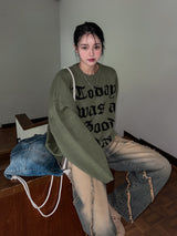 (UNISEX)ウェーブカットワイドデニム