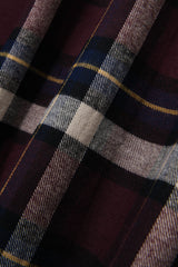 ミッドナイトワインチェックシャツ/Midnight Wine Check Shirt S110 Burgundy