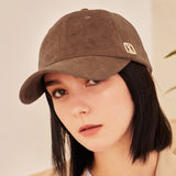 VA Square Suede Ball Cap / Brown
