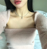 クリスタルポイントネックレス / Crystal point necklace