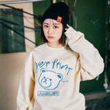 コラボレーションスウェット（アイボリー）I over print × AMBLER (6635497554038)