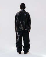 エナメルジャケット/BSR2223FWJK061 WD ENM JACKET ENAMEL BLACK