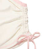 チェリーシャーリングスイムブラトップ / CHERRY SHIRRING SWIM BRA TOP [IVORY]