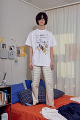 Messy room tee ( WHITE ) (6594953707638)
