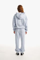 ドゥードゥルチェリーサークルロゴフーディージップアップ／DOODLE CHERRY CIRCLE LOGO  HOODIE ZIP UP [SKY]