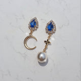 ブルークリスタルアンドザムーンピアス / Blue Crystal and the Moon Piercing