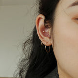 [シングルピアス] 14K ゴールドボールピアス/[single piercing] 14K GOLD BALL PIERCING (3mm)