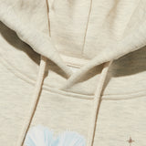 ウィティーバニープラネットエクスプローラークロップフーディー / WITTY BUNNY PLANET EXPLORER CROP HOODIE [OATMEAL]