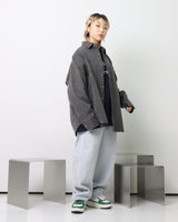 オーバーフィットピグメントシャツジャケット / Overfit Pigment Shirt Jacket_2color