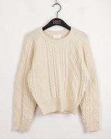 Michell Deep Twisted Cable Round Knit