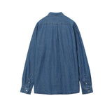 LMN two-pocket oversized denim shirt (3 colors)