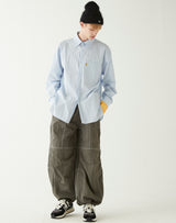 イエロータップオーバーサイズシャツ/YELLOW TAP OVERSIZED SHIRT LIGHT BLUE