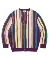 レールニットカーディガン / RAIL KNIT CARDIGAN PURPLE(CV2DSUK680A)