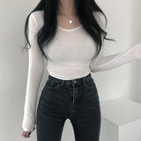 フリースドスクープネックトップ / Fleeced Scoop Neck Top