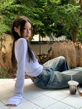 タミレイヤードロングスリーブTシャツ