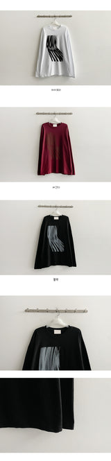 SB オーバーサイズ フィット ロングスリーブ Tシャツ