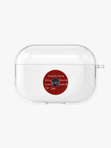 Sound is colour! Airpods Case -Red (for 1,2,3 Pro) (6685220372598)