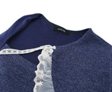 パーミナインフリルレースニット / peminine frill lace knit
