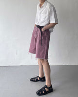 ピグメントバルミューダカッティングデニム / MG713 Pigment Bermuda Cutting Denim (3 colors)