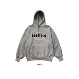 (UNISEX) フィックスピンタック起毛オーバーフード