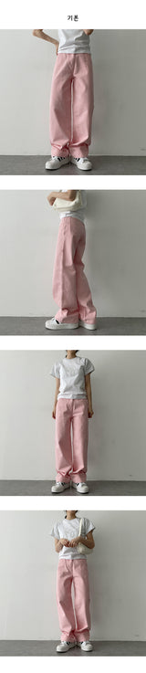 マチコットンワイドパンツ / Machi Cotton Wide Pants