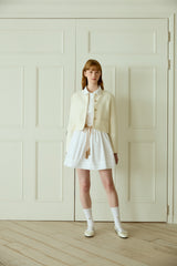 TIDY ROUND TWEED JACKET