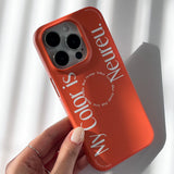 マイカラーケース / My Color Case (Orange Slim Hard)