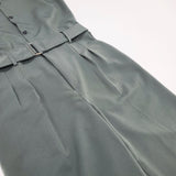 ツータック ベルト ジャンプスーツ / RO Two-Tuck Belted Jumpsuit (4 colors)