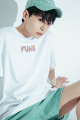 メルティングファンクTシャツ / MELTING FUNK TEE white