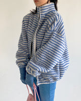 ストライプフリース/Striped Fleece [ Gray ]