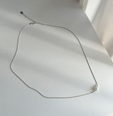 Silver 925 パールイノセントデイリーショートウェディングゲストネックレス/loo Silver 925 Pearl Innocent Daily Short Wedding Guest Necklace