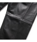 ラムスキンカーブラインパンツ/LAMSKIN CURVED LINE PANTS