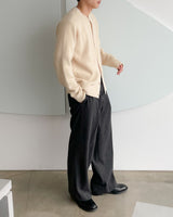 ツイルヘビーナッピングワイドスラックス / twill heavy napping wide slacks 2color
