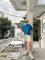 LMNサンフランシスコ ピグメントウォッシング半袖Tシャツ / LMN San Francisco Pigment Washing Short-Sleeved T-Shirt (4 colors)